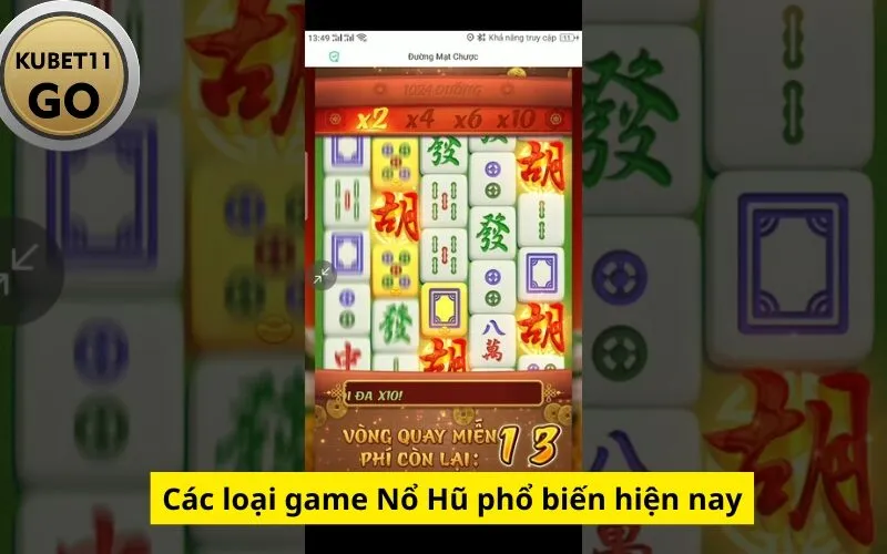 Các loại game Nổ Hũ phổ biến hiện nay